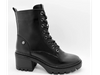 Botas femininas duráveis ​​antiderrapantes da moda preta