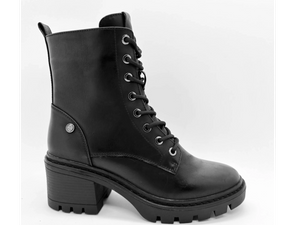 Botas femininas duráveis ​​antiderrapantes da moda preta