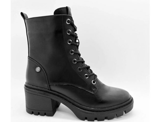 Botas femininas duráveis ​​antiderrapantes da moda preta