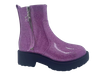 Botas femininas antiderrapantes de PU brilhantes e elegantes
