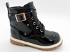 Botas femininas confortáveis ​​e antiderrapantes com design preto