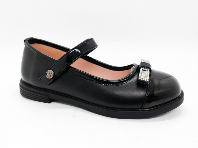 Sapatos escolares para meninas, calçados escolares casuais duráveis, bonitos, confortáveis ​​e elegantes