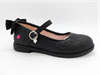 Casual lazer glitter antiderrapante confortável sapatos escolares para meninas