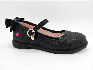Casual lazer glitter antiderrapante confortável sapatos escolares para meninas