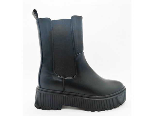 Botas femininas de malha com salto alto e antiderrapantes
