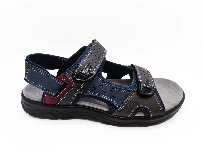 Sandálias masculinas multicoloridas estilo atitude e moda