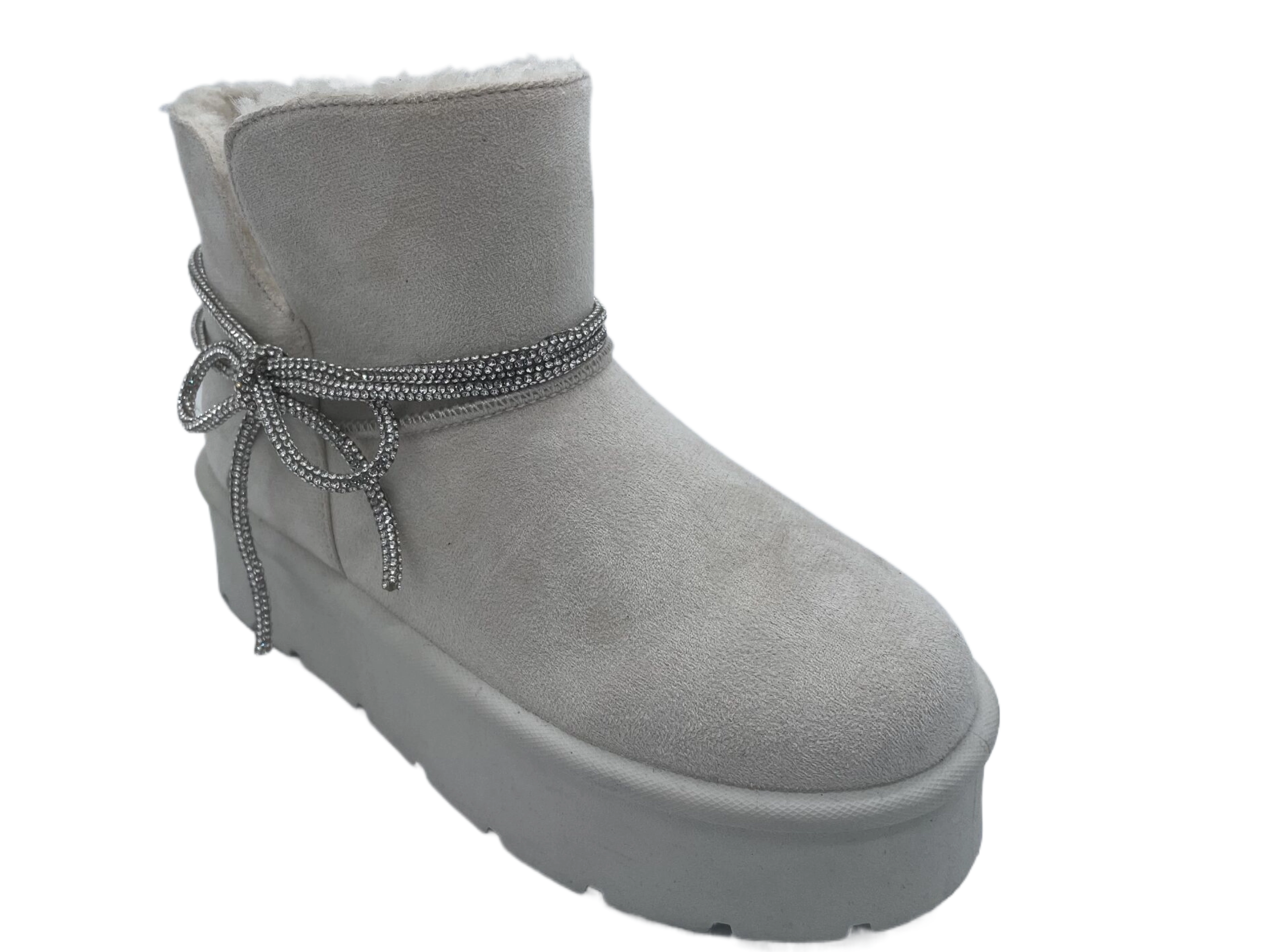 Bota de neve deslumbrante e aconchegante e durável para senhora
