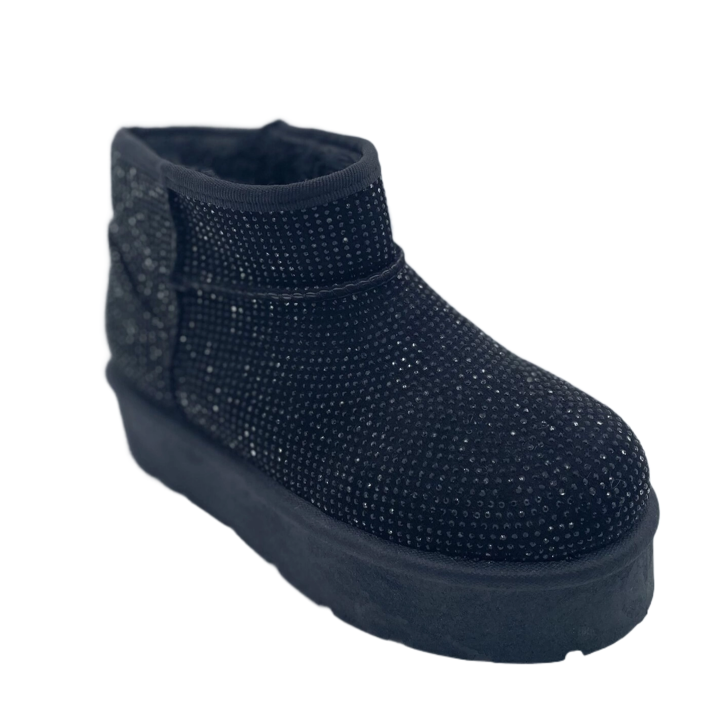 Atraente, deslumbrante e elegante bota de neve feminina