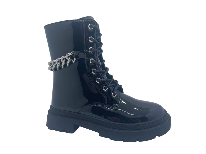 Botas femininas casuais confortáveis ​​de alta qualidade em PU