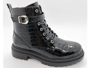 Botas femininas baratas respiráveis ​​e bem ajustadas em PU